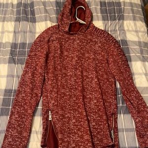 Carbon Long Sleeve Zippered Patterned